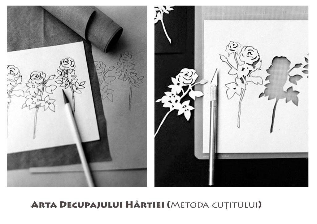 Decoupage (knife method)