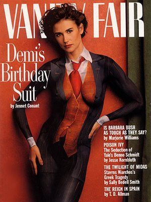 Demi Moore on the cover of Vanity Fair