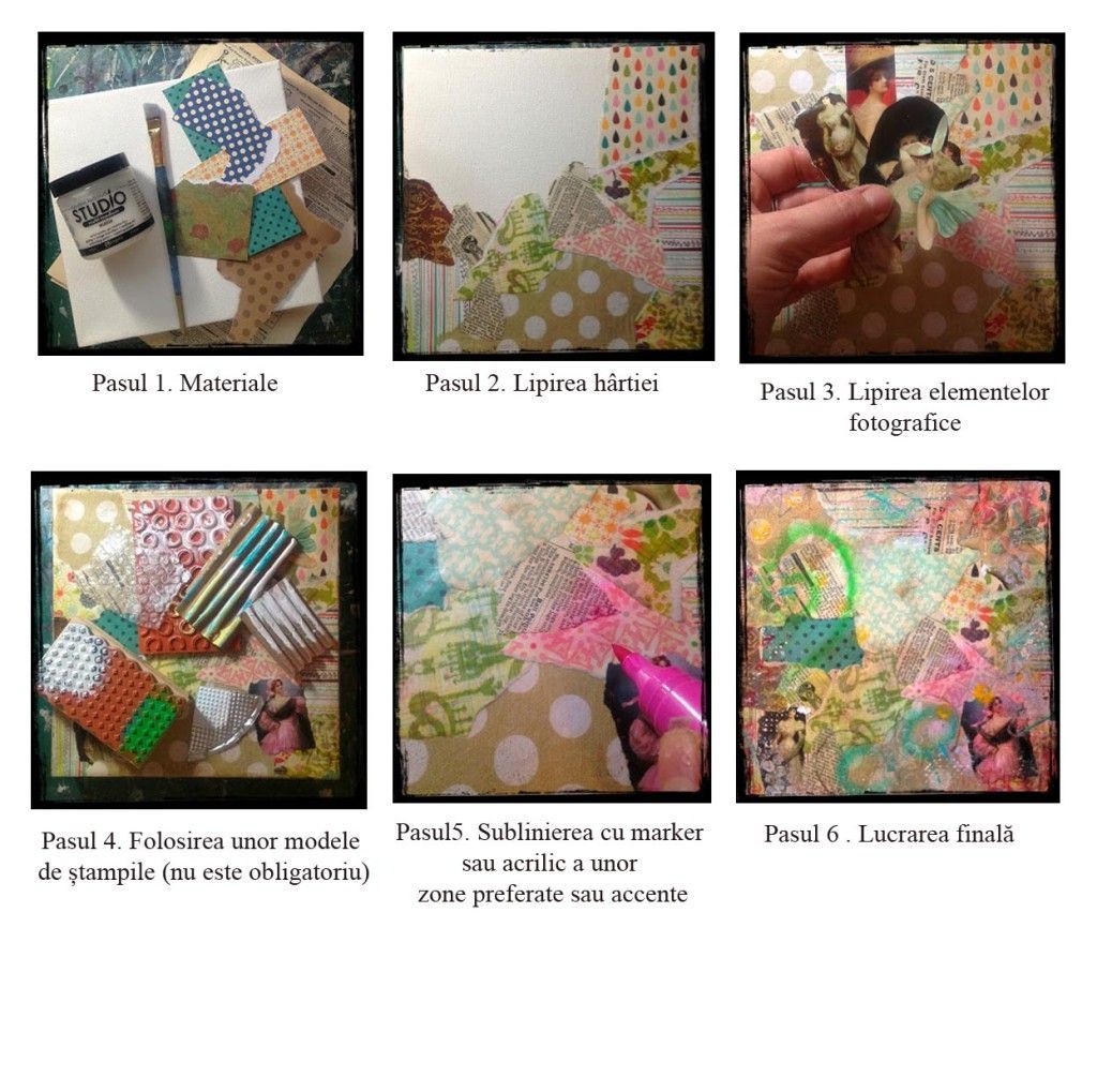 Image collage making steps