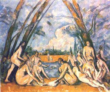 Les grandes-baigneuses-1898-1905 Cezanne