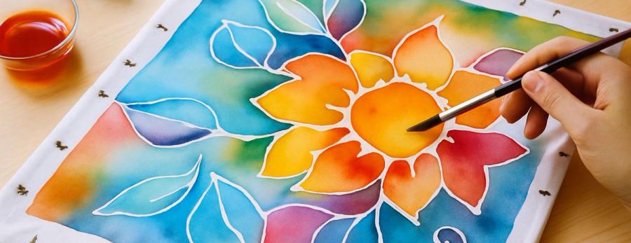 Painting on Silk: The Art of Color, Water, and Light
