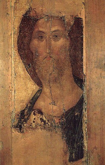 Andrei Rublev (wooden icon) – Jesus