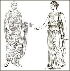 Greek clothing adopted by the Romans