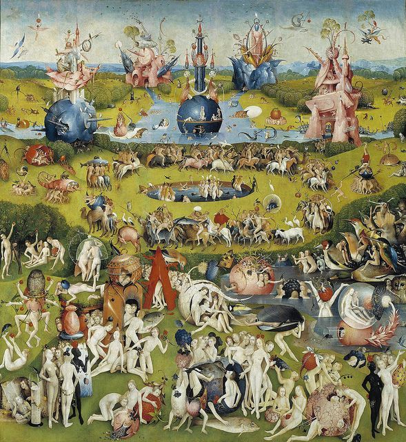 Hieronymus Bosch-The Garden of Earthly Delights 1503, (central panel)