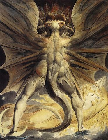 William Blake – The Great Red Dragon