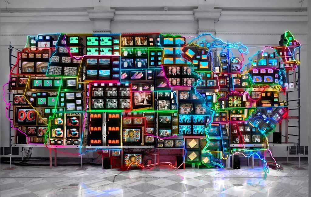 Nam June Paik 1995 Electronic superhighway