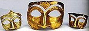 Golden masks from Kalmakareh