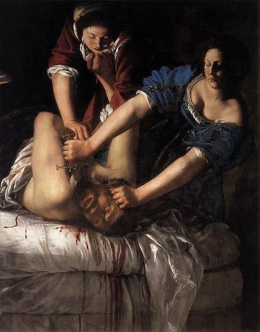 Artemisia Gentileschi – Judith Killing Holofernes