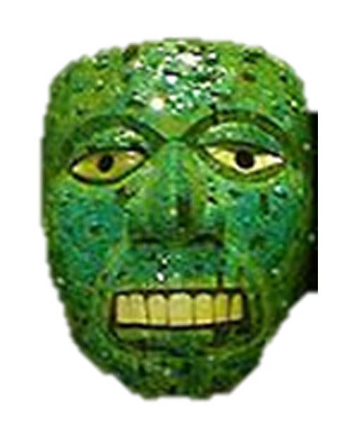 Aztec mask of Xiuhtecuhtli, circa 1500