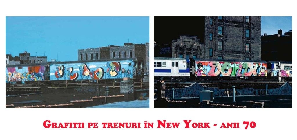 Graffiti on trains