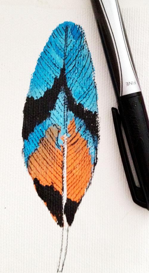 Feather contouring
