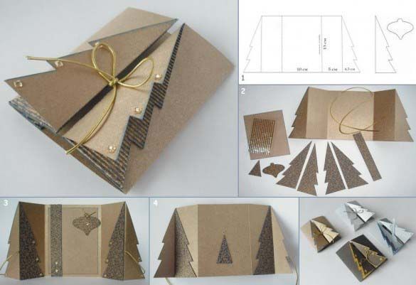 Christmas tree greeting card