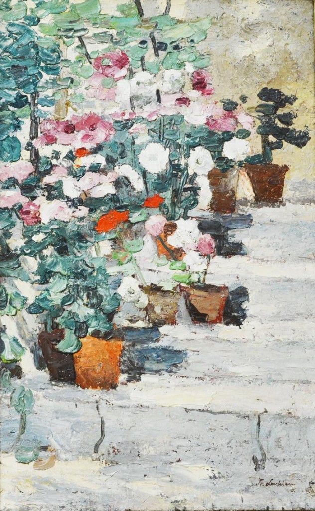 Ștefan Luchian - Flower Staircase