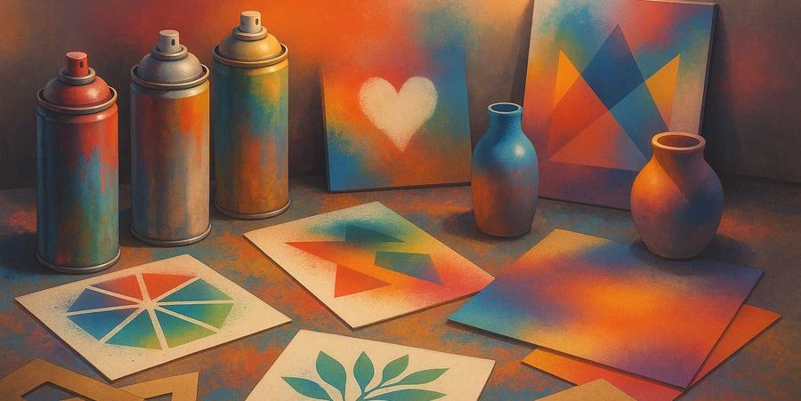 Art in a Spray Can - Creative Ways to Paint with Sprays
