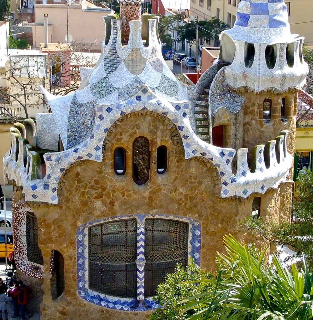 Gaudi's house in Park Guell