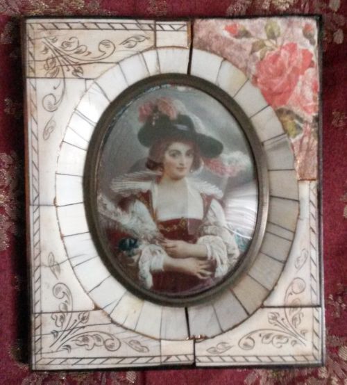 Miniature painted on ivory, 19th century