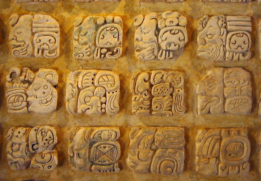 Mayan glyphs