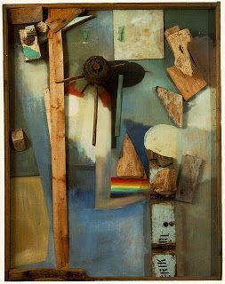 Collage and wood collage works