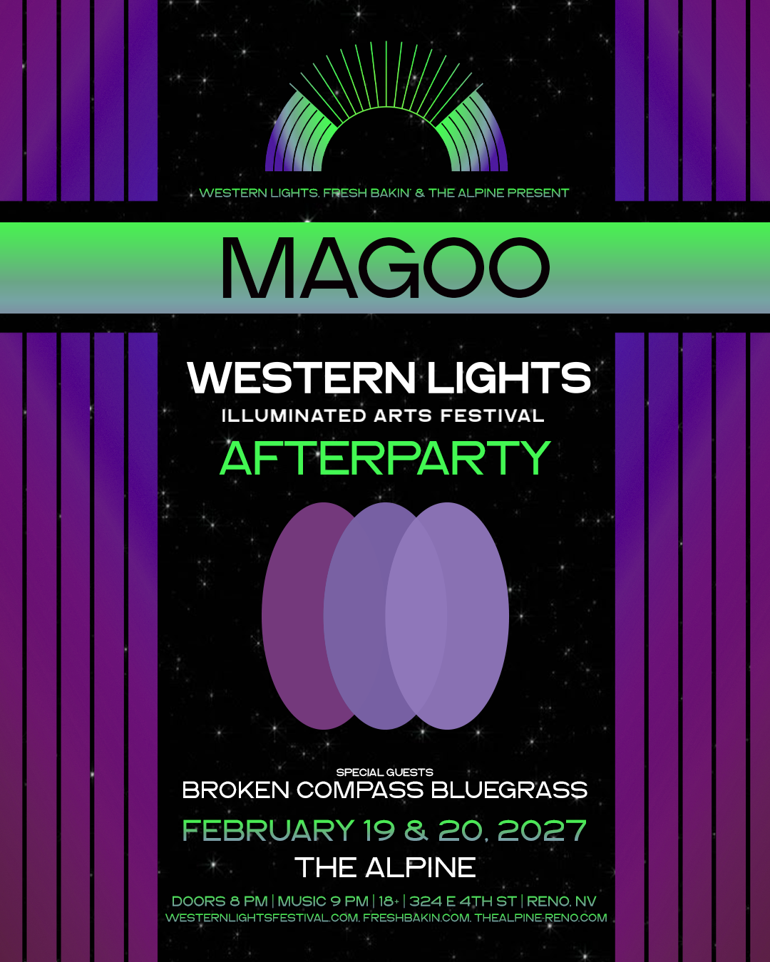 MAGOO & Broken Compass Bluegrass Reno Western Lights 2/19 - 2/20