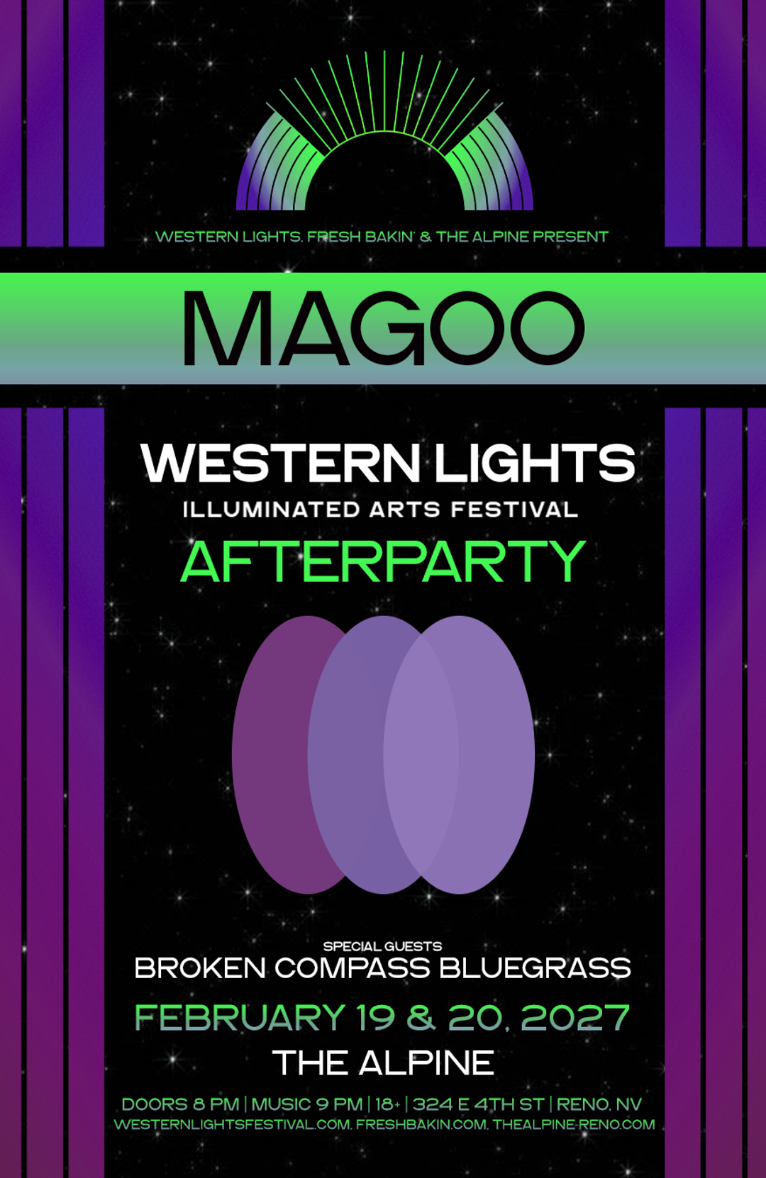 MAGOO & Broken Compass Bluegrass Reno Western Lights 2/19 - 2/20