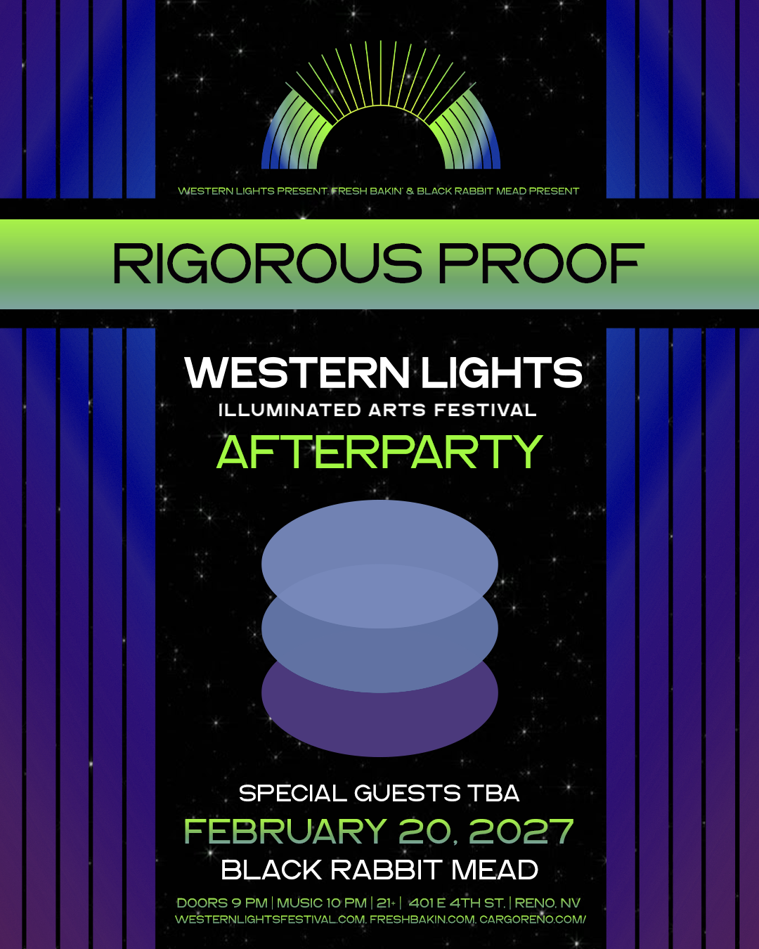 Rigorous Proof Reno Western Lights Feb 20, 2027