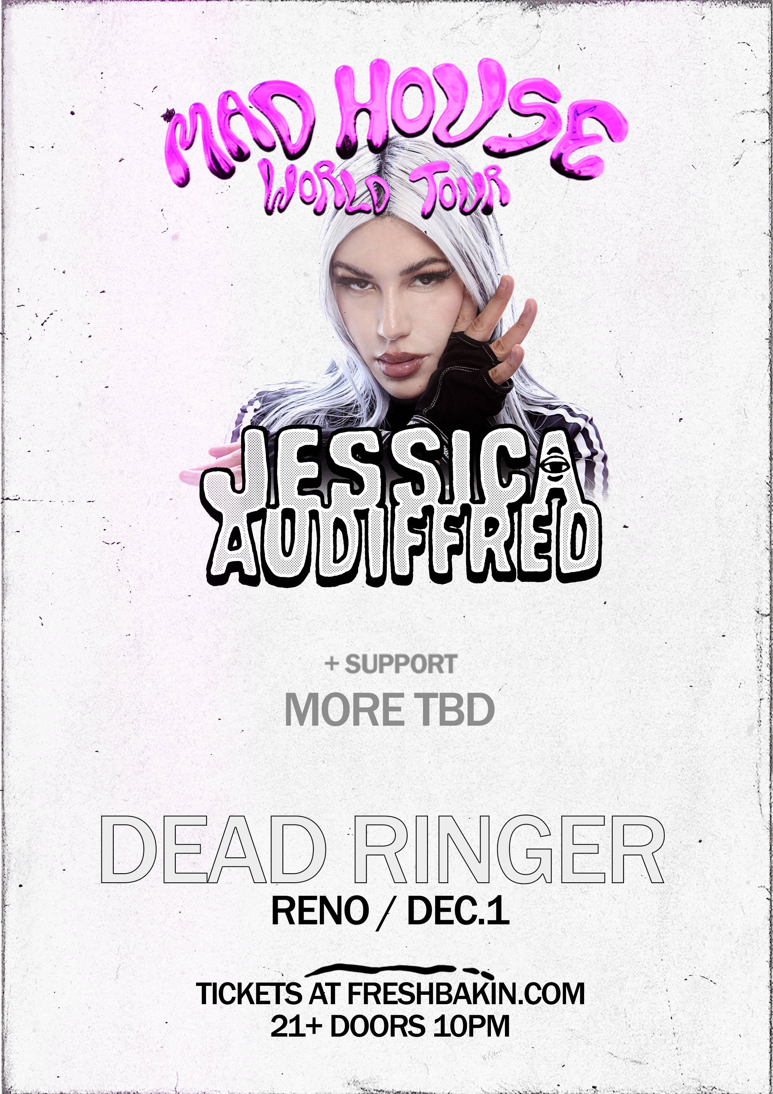 Jessica Audiffred performs in Reno on December 1, 2023 at Dead Ringer.