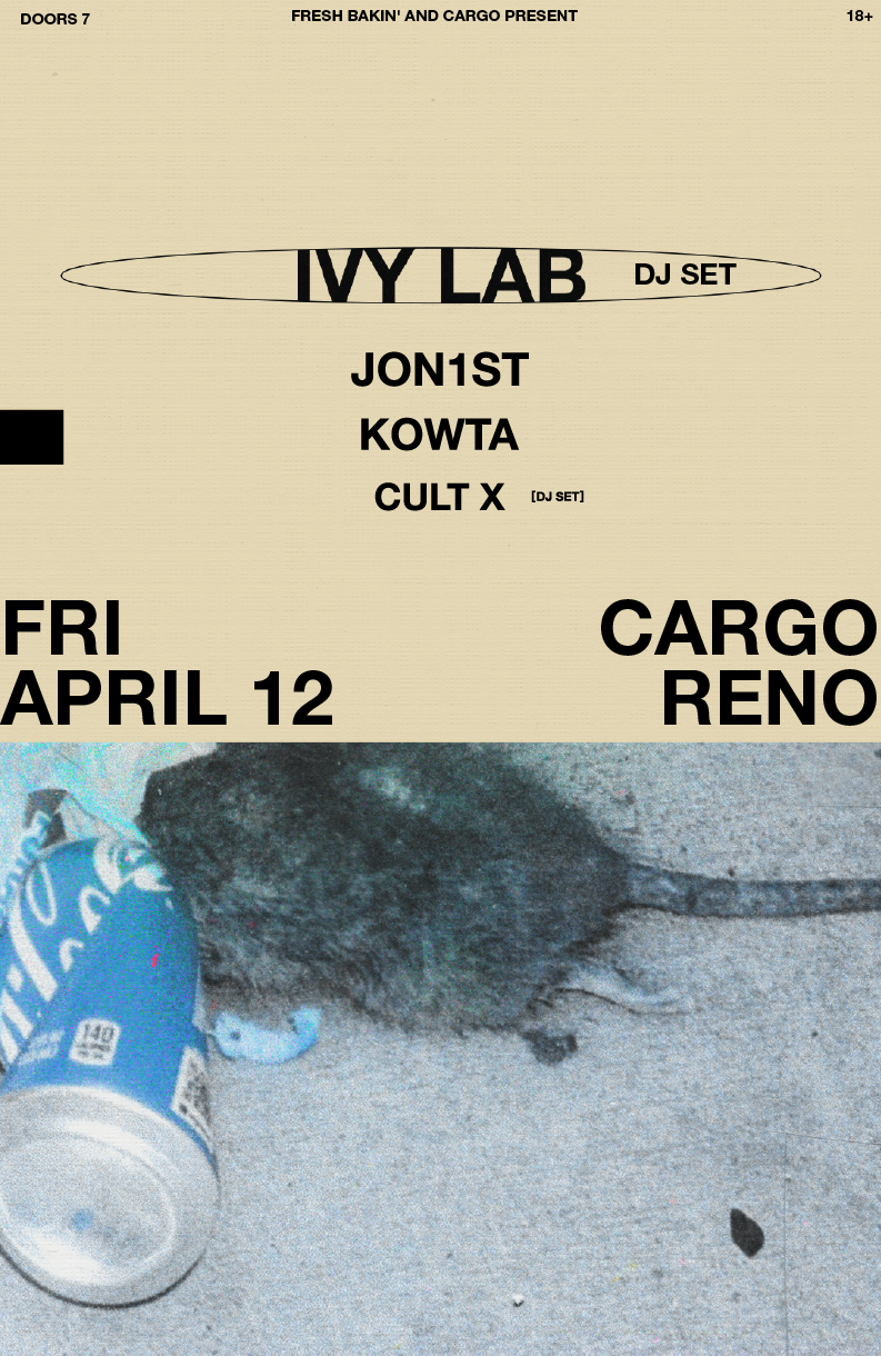 Ivy Lab (DJ Set) in Reno on April 12, 2024 at Cargo Concert Hall