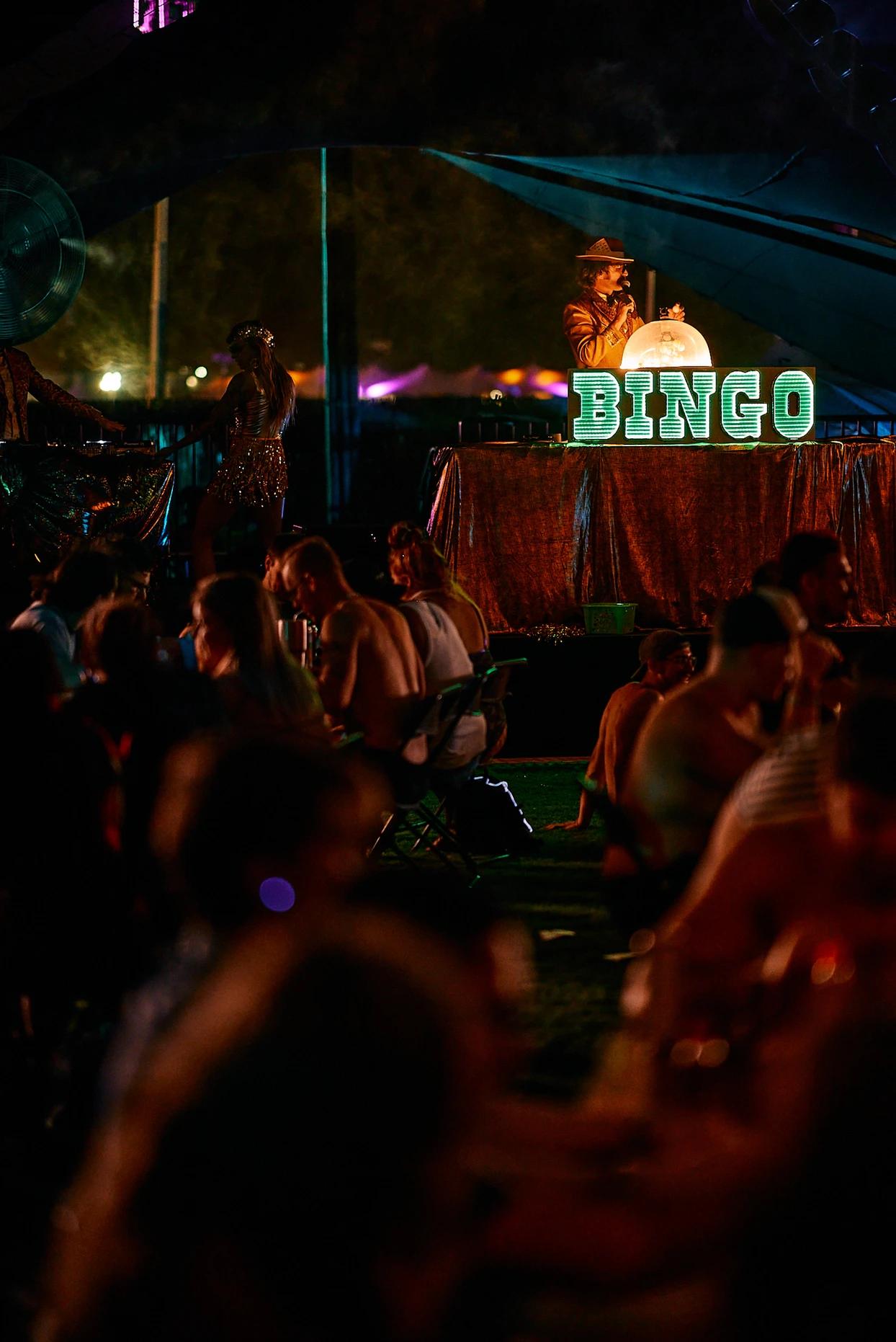 The Great Bingo Revival crowd
