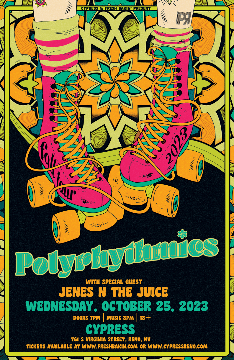 Polyrhythmics perform in Reno on October 25, 2023 w/ JeNes N The Juice at Cypress