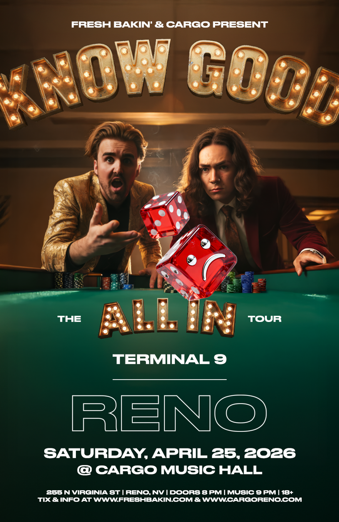 Know Good 'All In Tour' at Cargo Concert Hall April 25, 2026