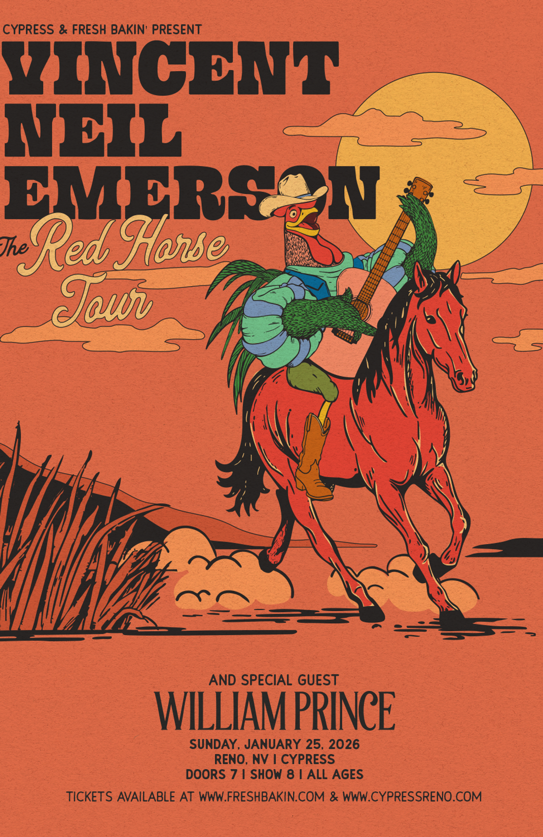 Vincent Neil Emerson with William Prince Cypress Reno January 25, 2026