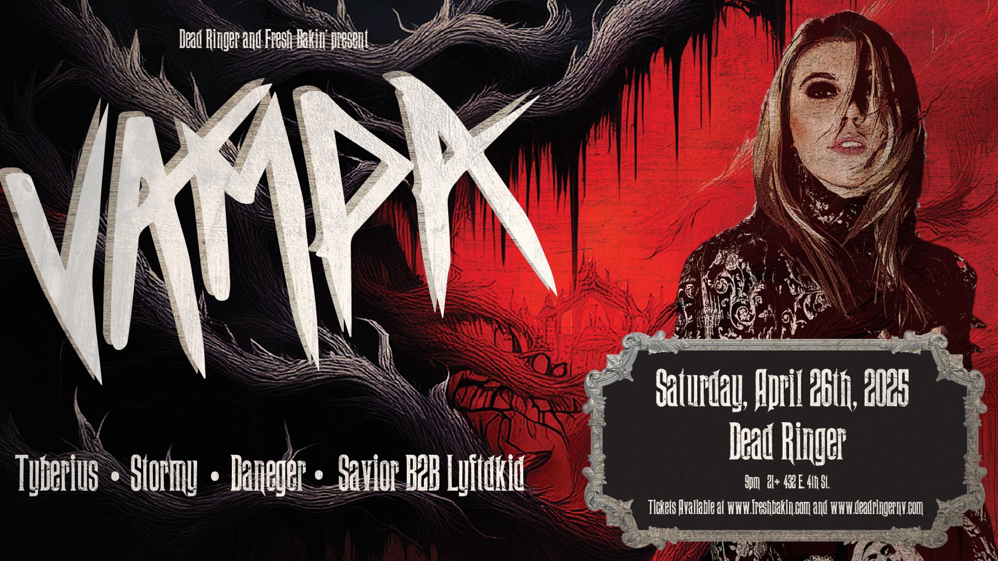 Vampa at Dead Ringer April 26th in Reno