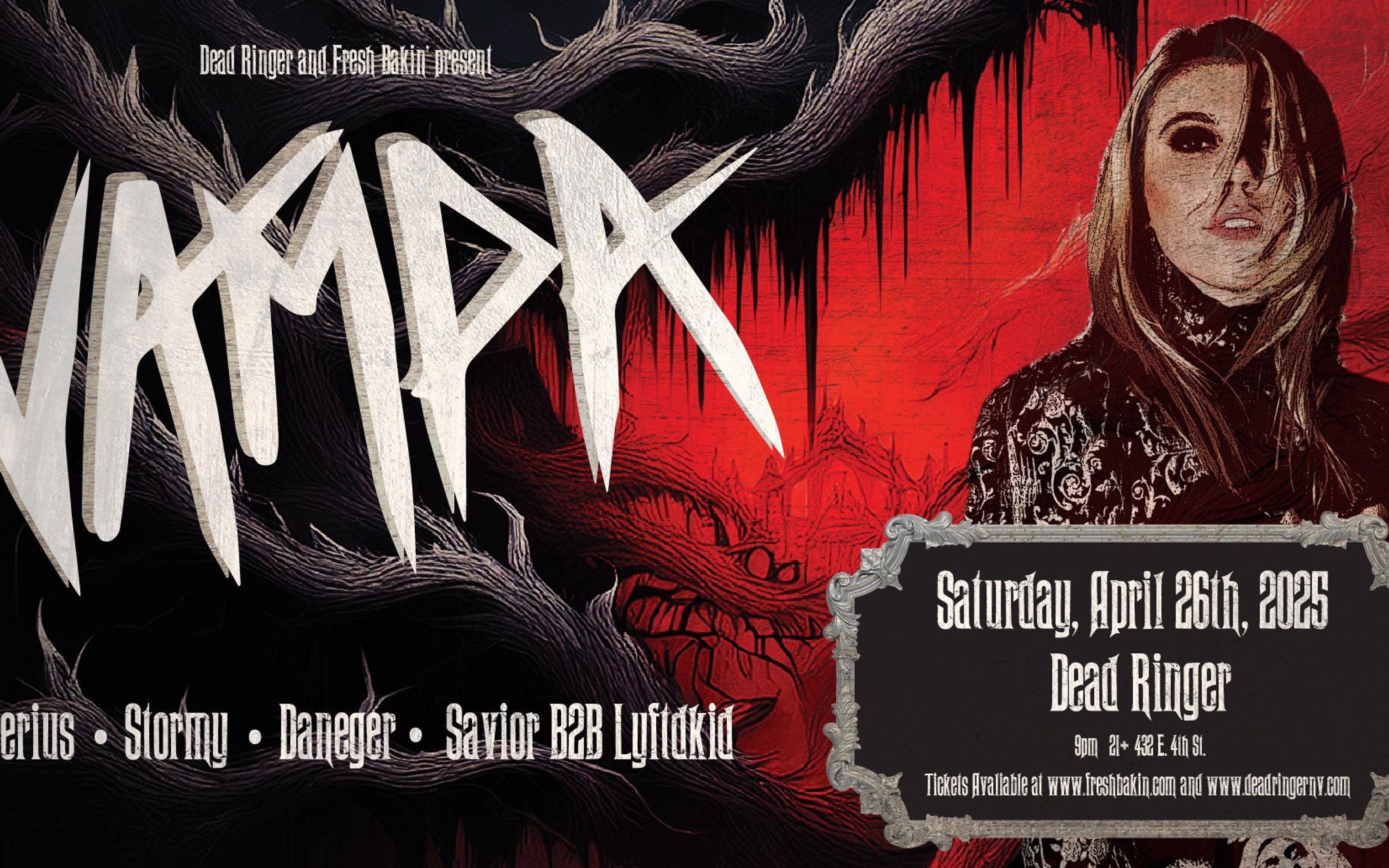 Vampa at Dead Ringer April 26th in Reno