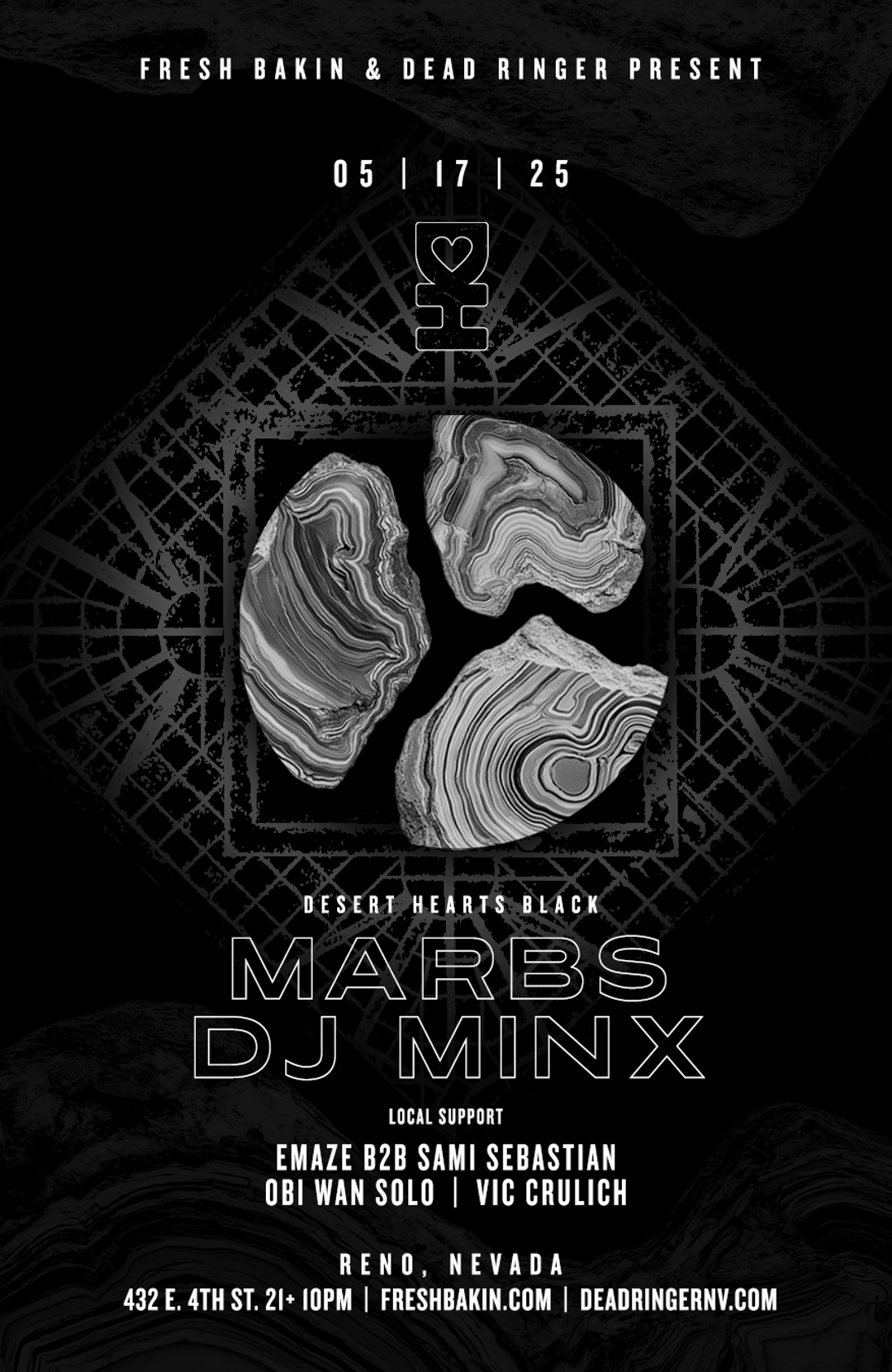 Marbs and DJ Minx at Dead Ringer May 17th, 2025