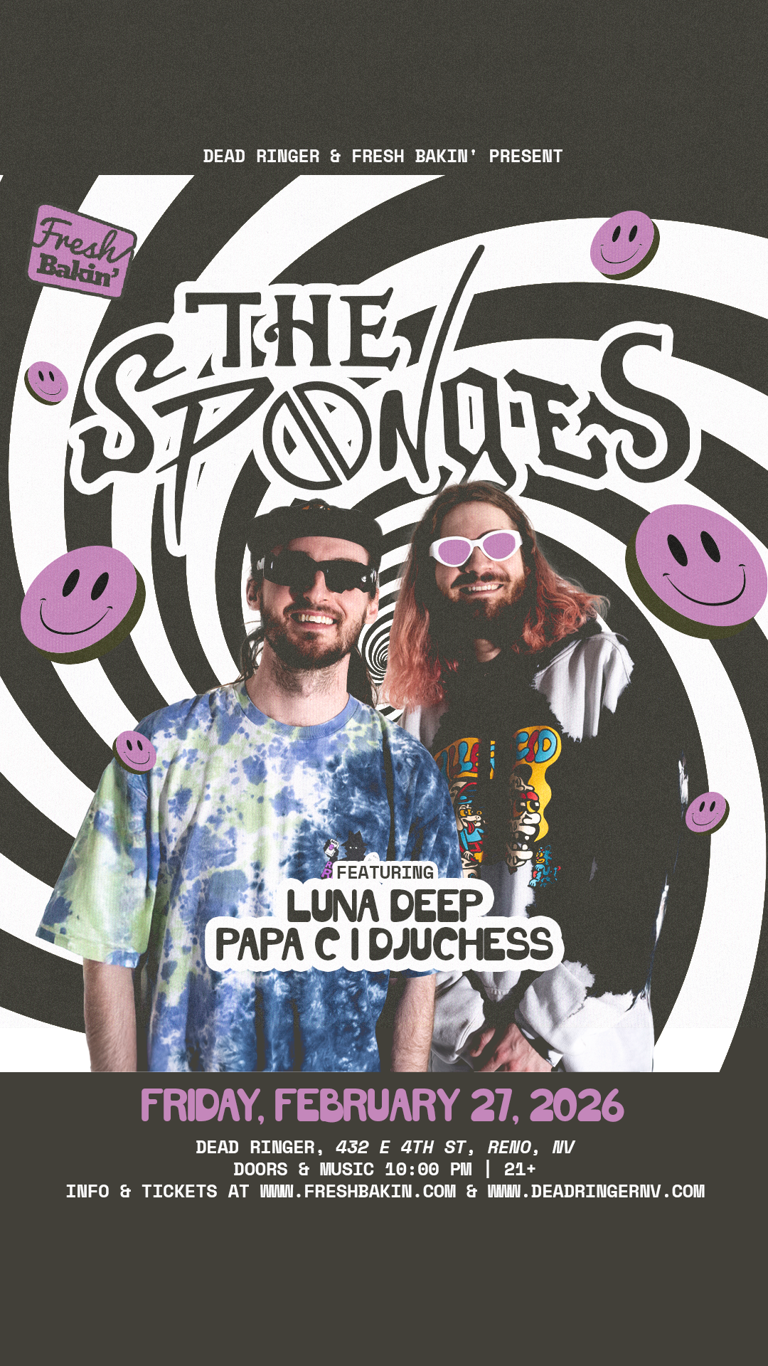 The Sponges Feb 27 2026 at Dead Ringer Reno