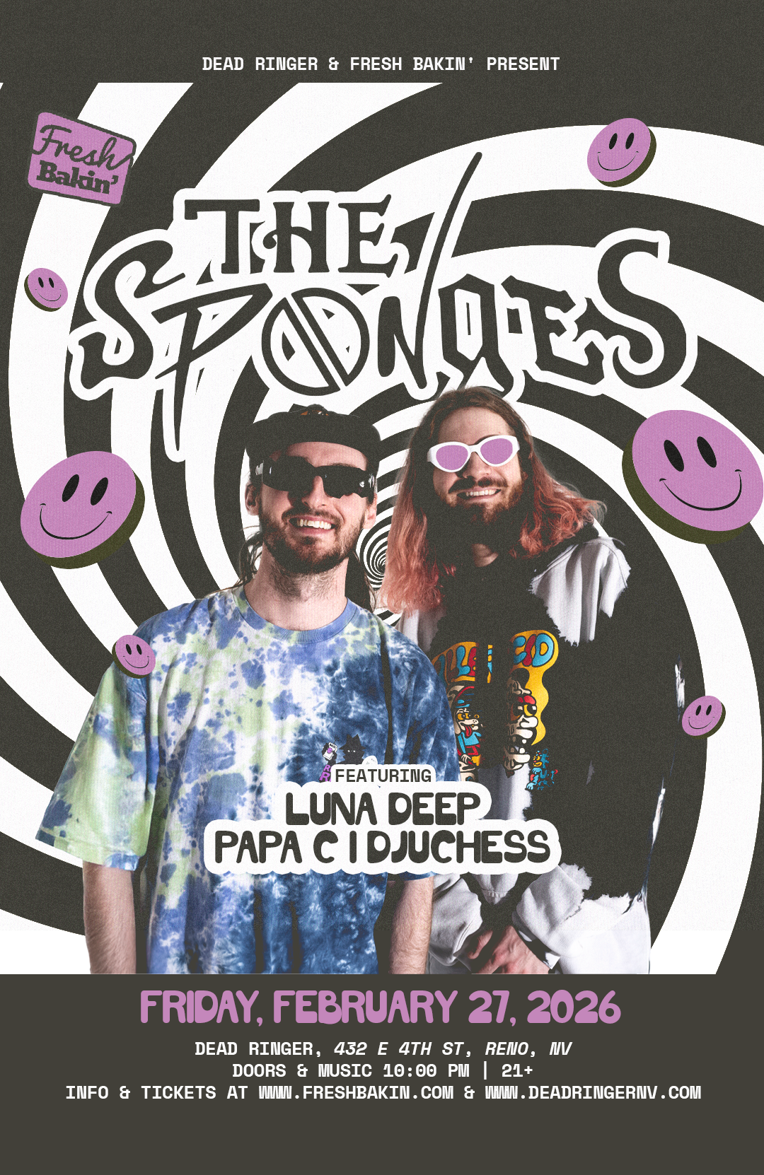 The Sponges Feb 27 2026 at Dead Ringer Reno