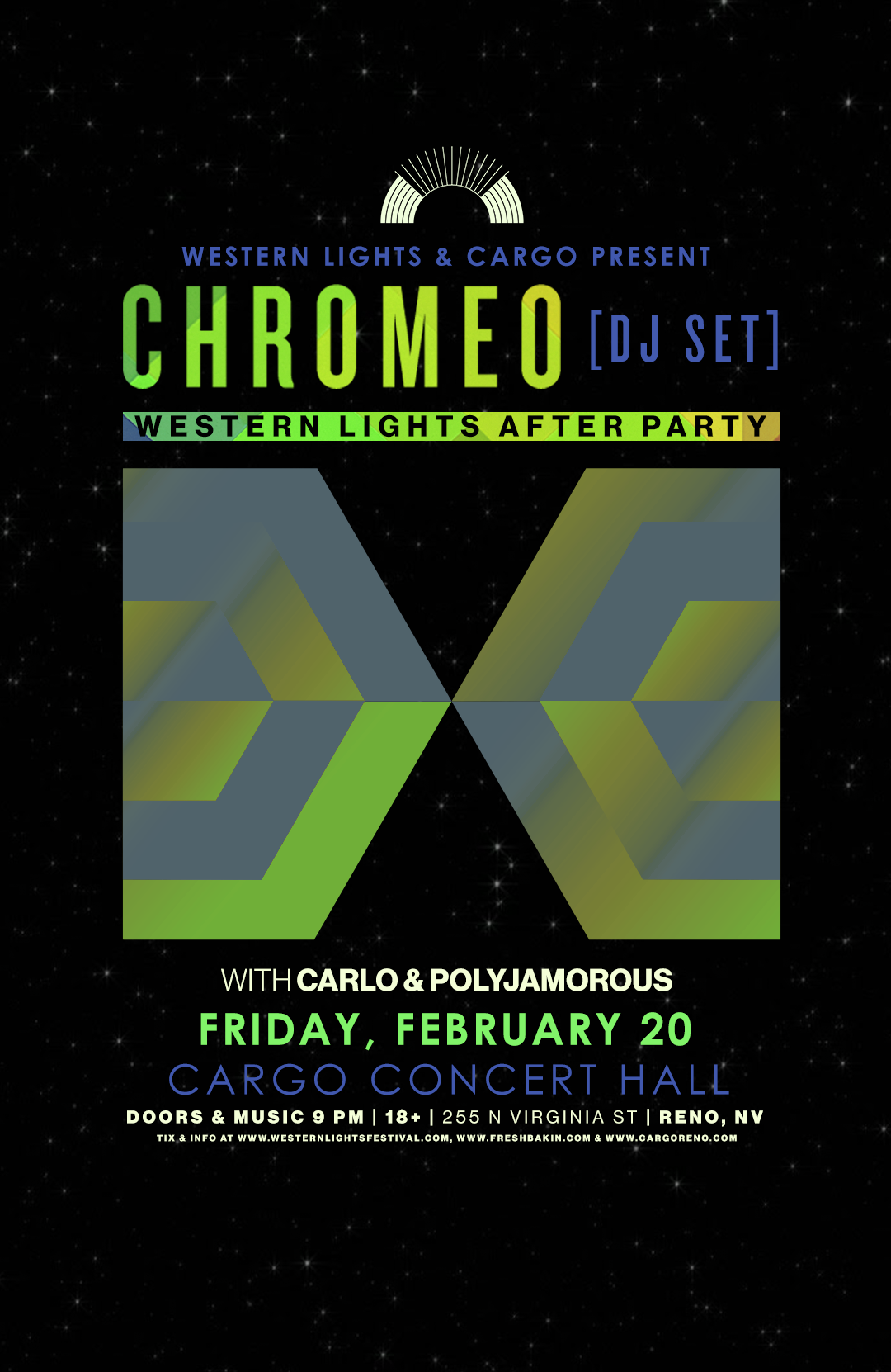 Chromeo DJ Set February 20, 2026 at Cargo Concert Hall