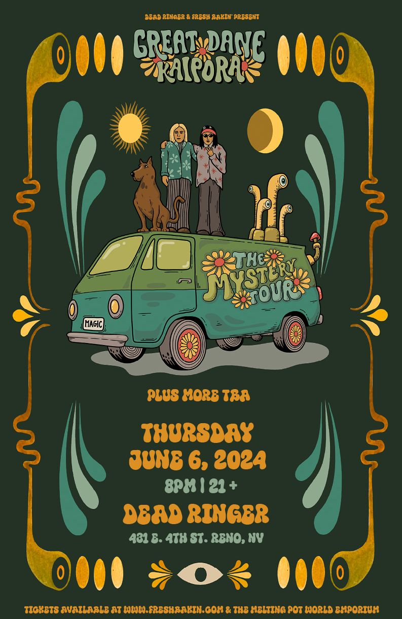 Great Dane & Kaipora 'The Mystery Tour" at Dead Ringer June 6, 2024