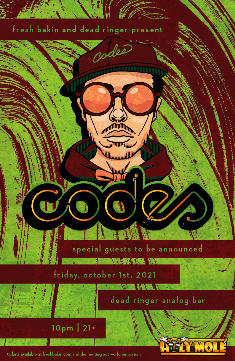CODES debuts in Reno on October 1st, 2021 at Dead Ringer Analog Bar.