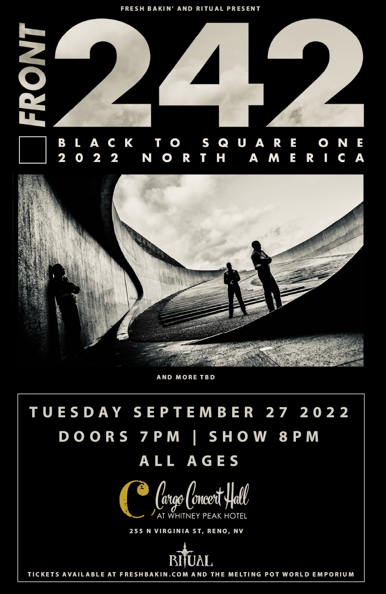 Front 242 in Reno September 27 2022