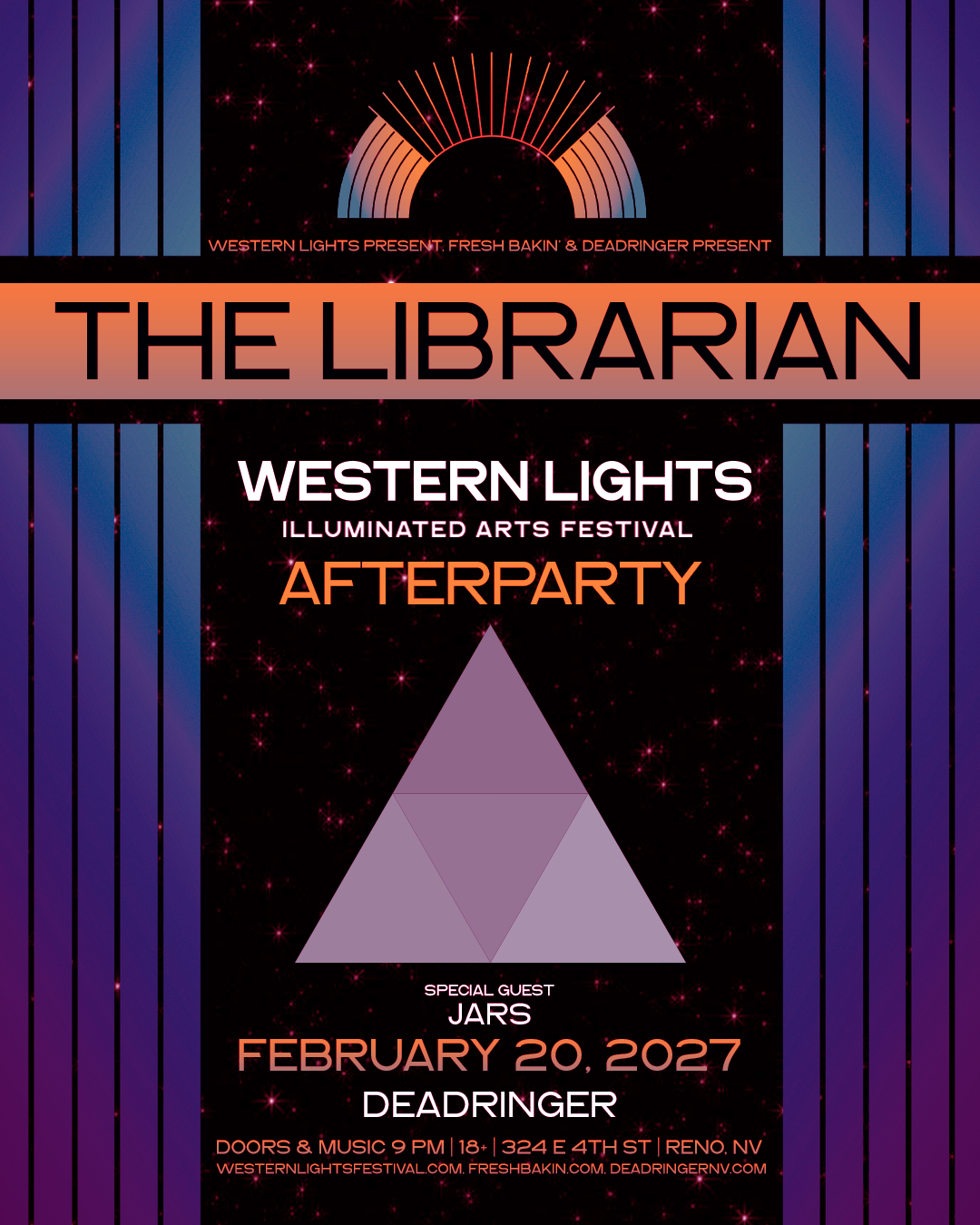The Librarian and JARS Reno Western Lights Feb 20 2027