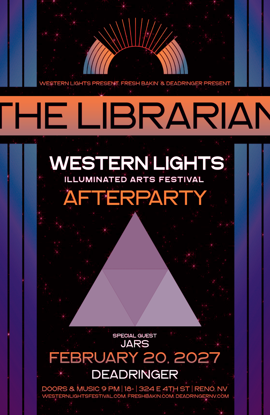 The Librarian and JARS Reno Western Lights Feb 20 2027