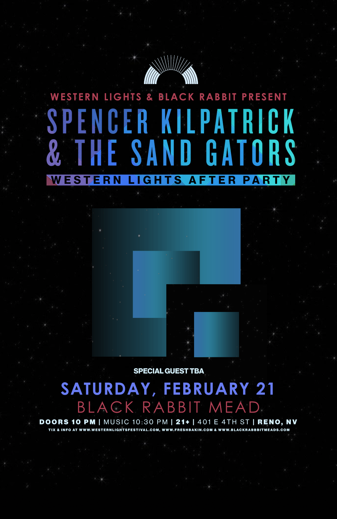 Spencer Kilpatrick & The Sand Gators Black Rabbit Mead Feb 21, 2026 Reno