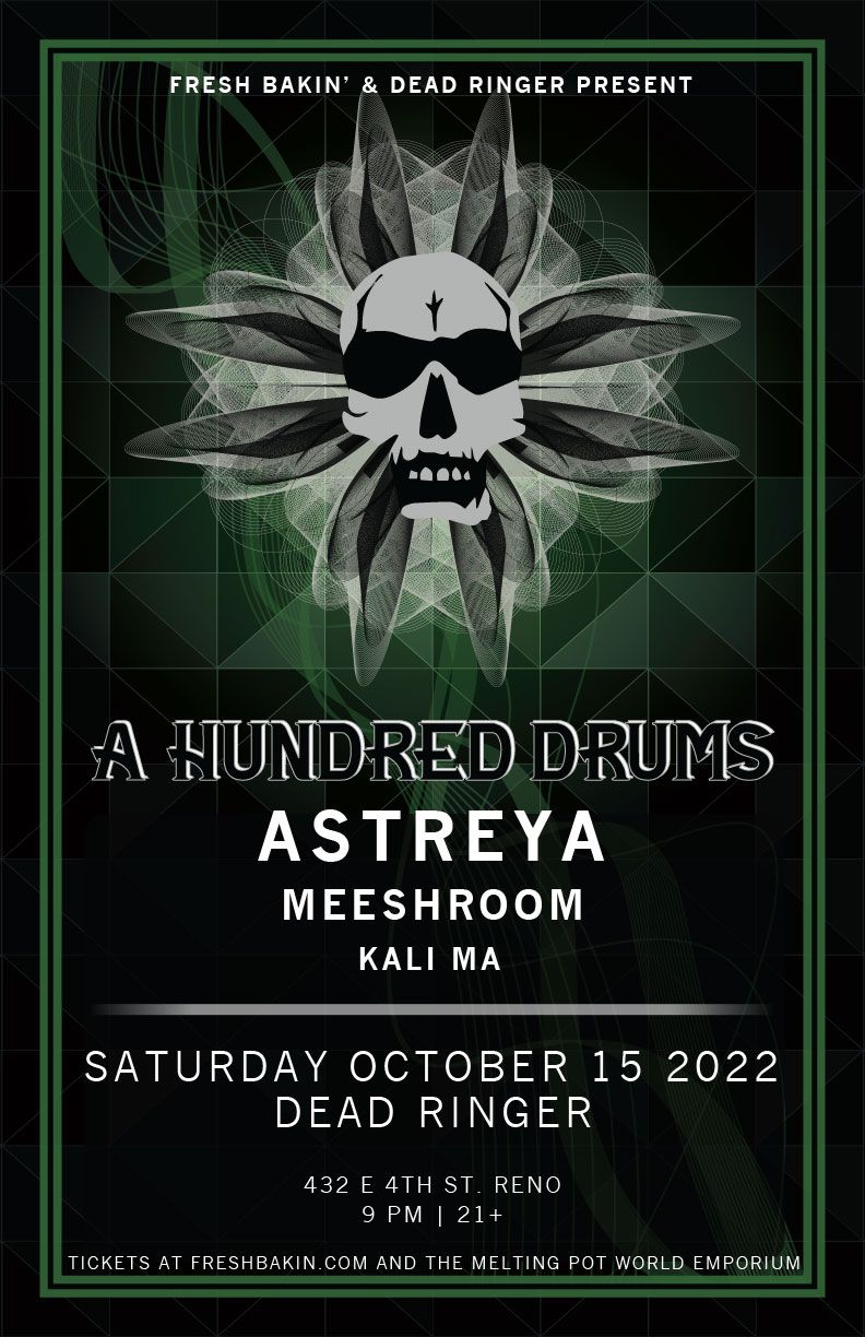 A HUNDRED DRUMS performs at Dead Ringer on October 15, 2022.