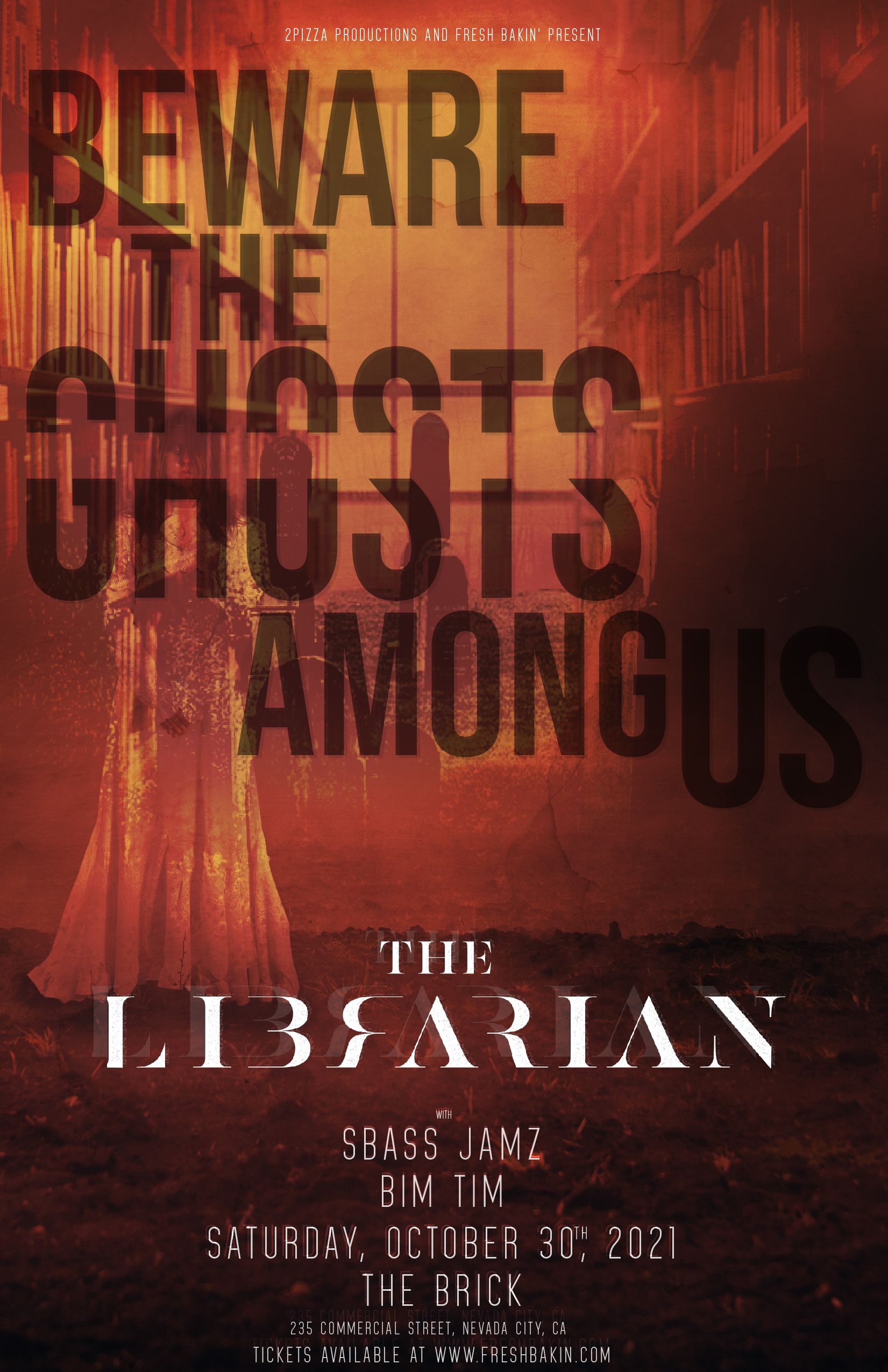 The Librarian in Nevada City at The Brick October 30th, 2021