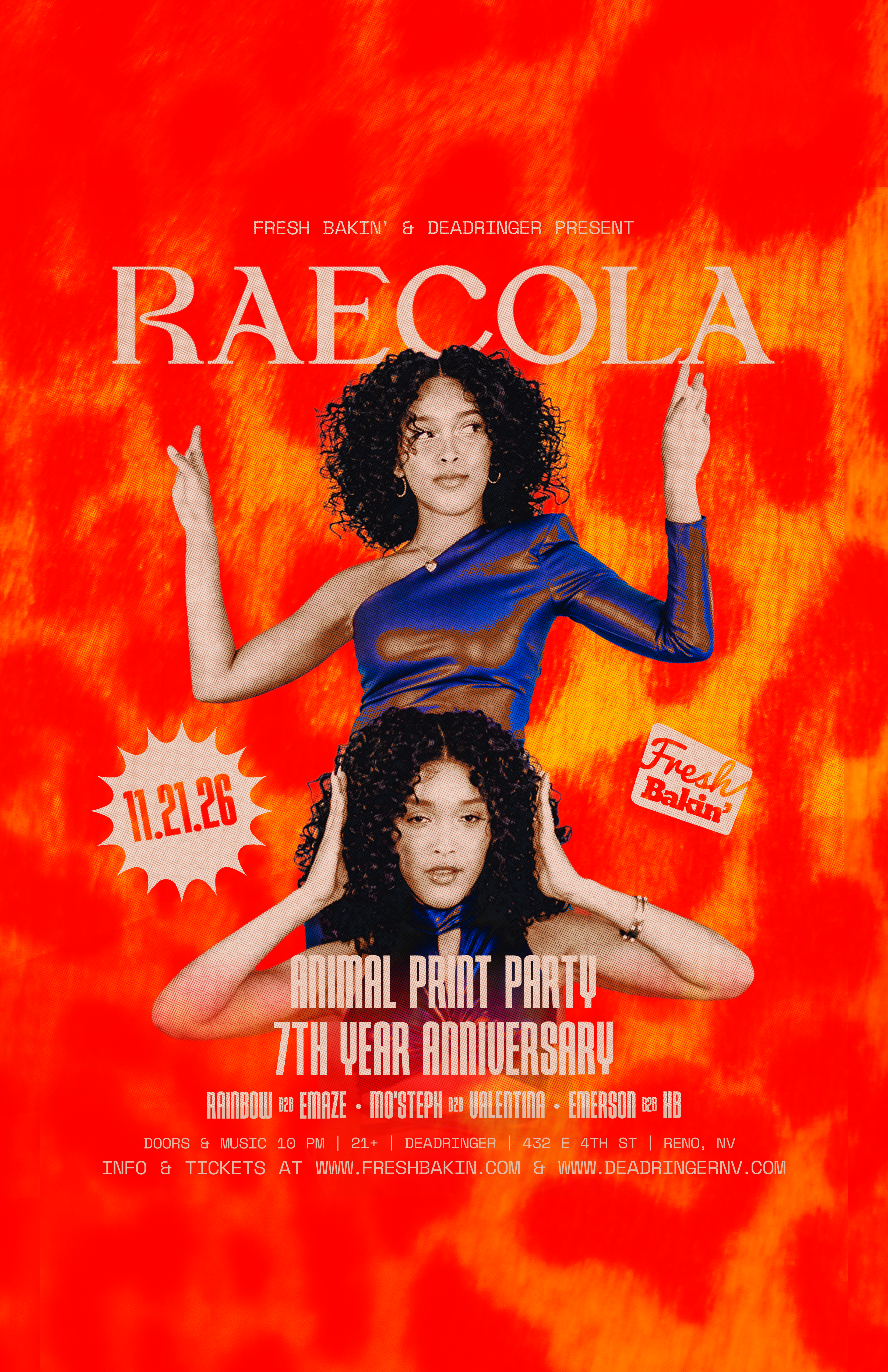 Raecola, Reno, November 21, DeadRinger