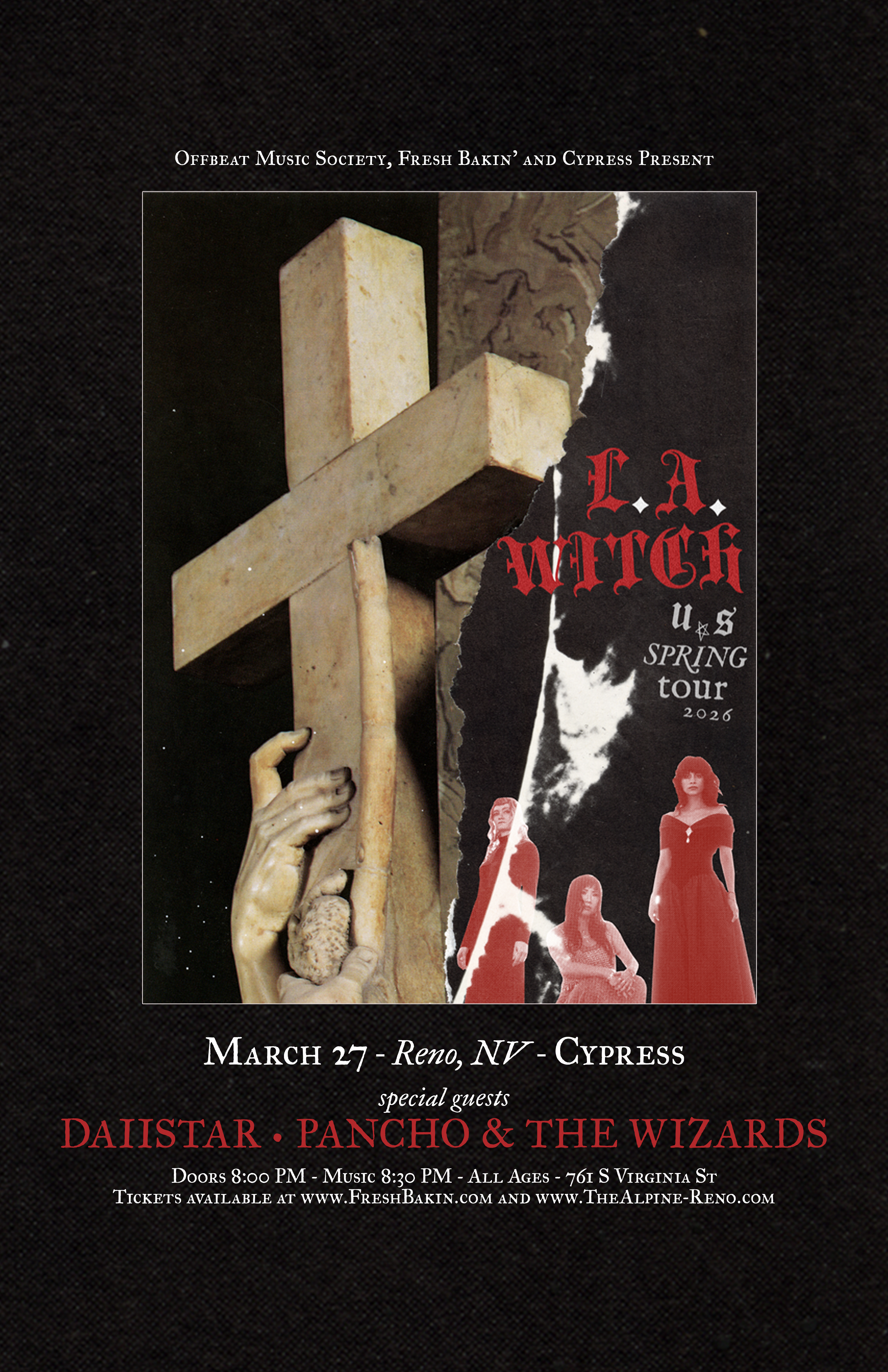 L.A. Witch w/ Daiistar March 27, 2026 Reno Cypress