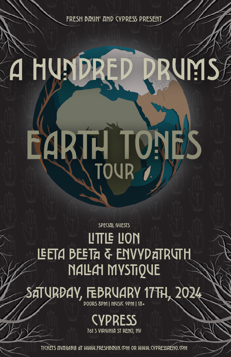 A Hundred Drums performs at Cypress on February 17, 2024 in Reno