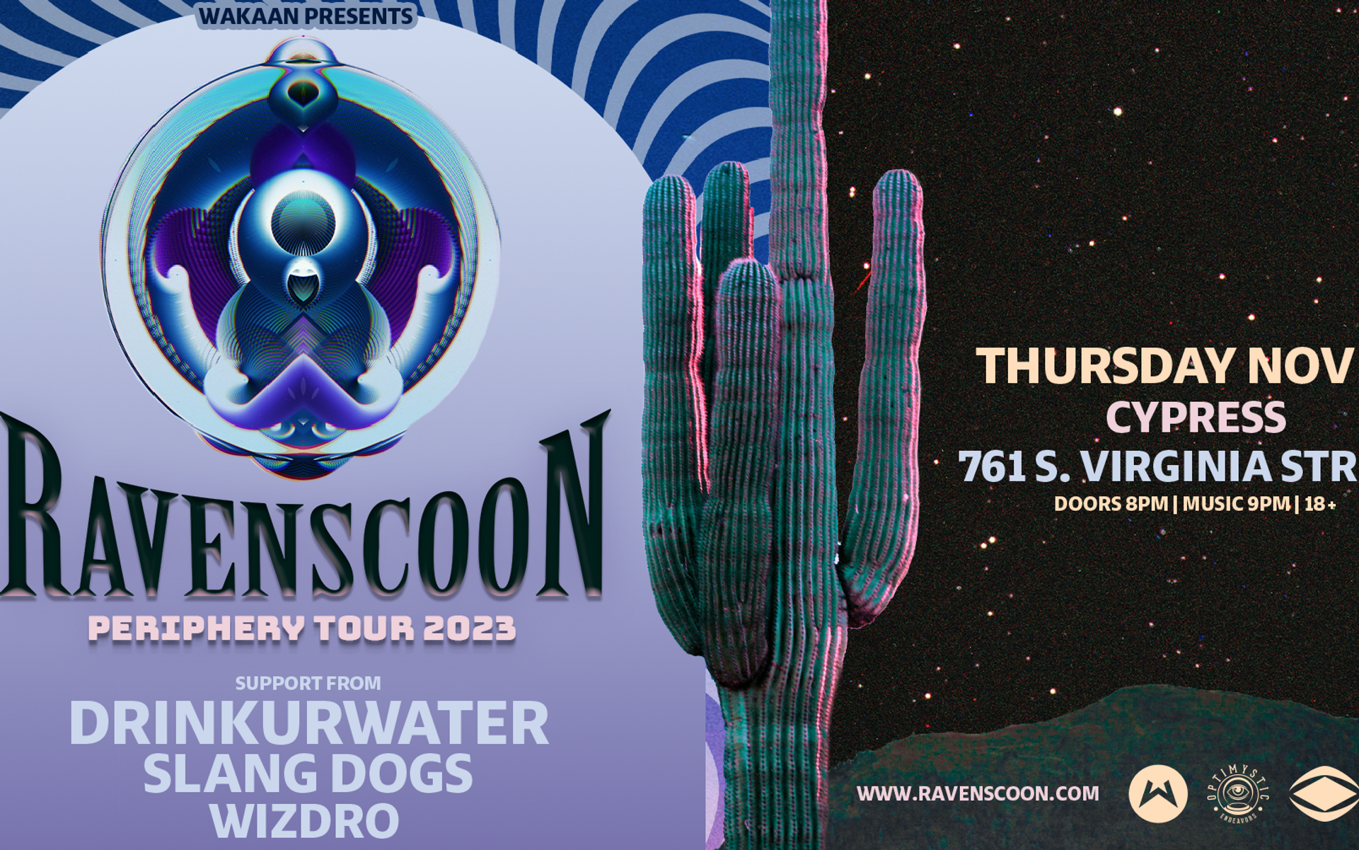 Ravenscoon at Cypress Thursday November 16, 2023 in Reno, Nv
