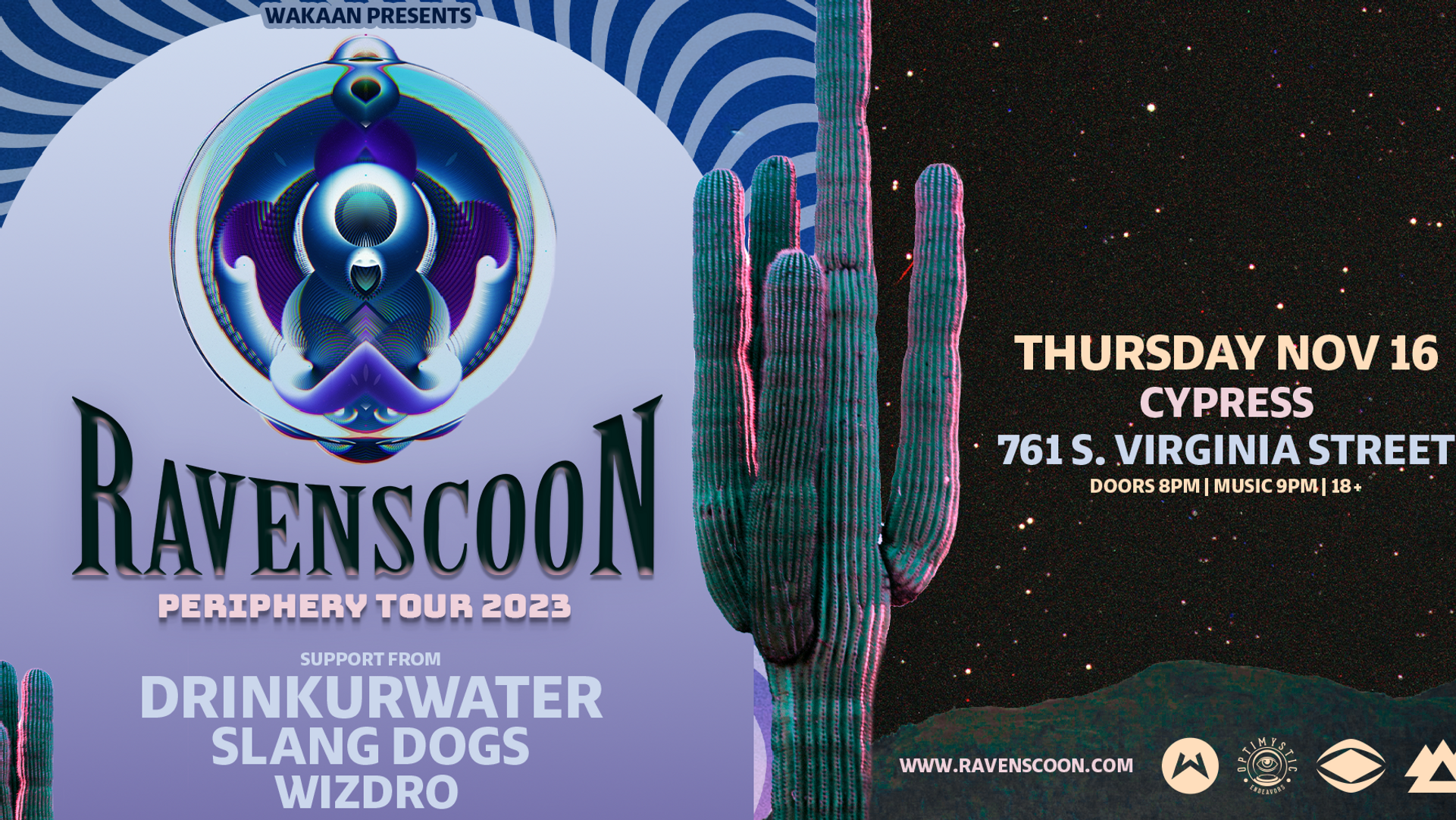Ravenscoon at Cypress Thursday November 16, 2023 in Reno, Nv